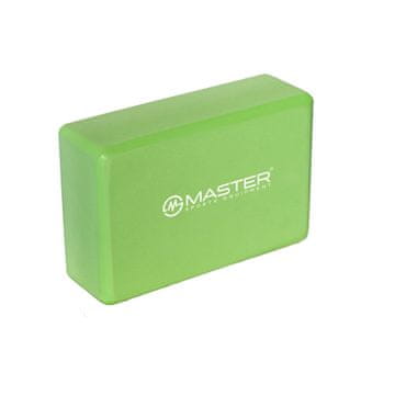 Master Yoga blok Yoga Block 23 x 15 x 7,5 cm - zeleni