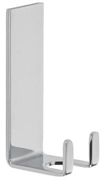 Gedy Samoljepljivi Kromirani Dvostruki Kupaonski Kukač THOR - 21x60x30 mm, Nerezni Materijal