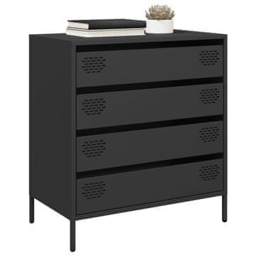 Vidaxl Ormarić Crni 68x39x73,5 cm Hladno valjani čelik