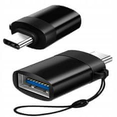 Verkgroup Adapter usb c na USB 3.0 OTG Black