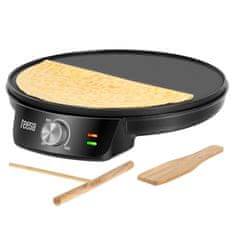 Teesa 1200W palačinke peče i tortilj od 30 cm crno