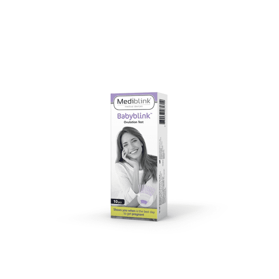 Mediblink Babyblink ovulacijski test, trake, 10x M156
