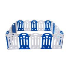 Aga4Kids Dječja plastična ograda 186x192x64 cm Plava