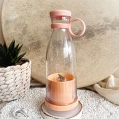 HOME & MARKER® Blender za smoothie i sokove, prijenosni USB blender za miksanje | JUCIFY, roza