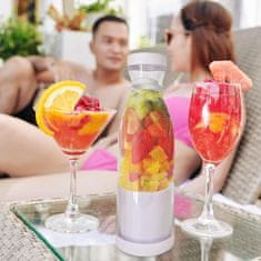 HOME & MARKER® Blender za smoothie i sokove, prijenosni USB blender za miksanje | JUCIFY, bijela