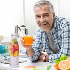 HOME & MARKER® Blender za smoothie i sokove, prijenosni USB blender za miksanje | JUCIFY, bijela