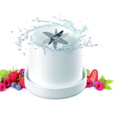 HOME & MARKER® Blender za smoothie i sokove, prijenosni USB blender za miksanje | JUCIFY, bijela