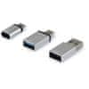Equip 3-dijelni komplet USB-C OTG adaptera (3-pack)