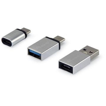 Equip 3-dijelni komplet USB-C OTG adaptera (3-pack)