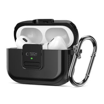 Tech-protect Defender Magsafe maska za Apple Airpods Pro 1 / 2, crno