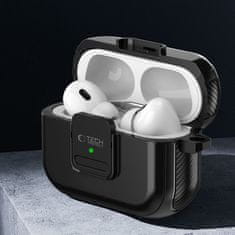 Tech-protect Defender Magsafe maska za Apple Airpods Pro 1 / 2, crno