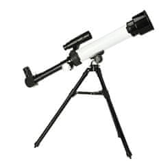 MG Astronomical dječji teleskop sa tronošcem, crno/bijeli