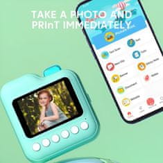 MG CP10 Printing Camera dječji instant fotoaparat, zeleno
