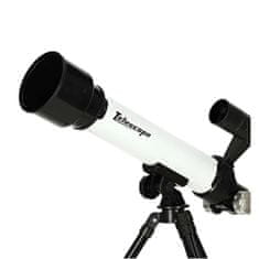 MG Astronomical dječji teleskop sa tronošcem, crno/bijeli