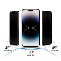 MG Privacy Glass zaštitno staklo za iPhone 16, crno