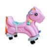 Aga4Kids Plastični ljuljački konjić 2u1 DS3802 Ružičasti