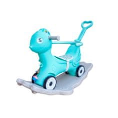 Aga4Kids Plastični ljuljački konjić 2u1 DS3803 Plavi
