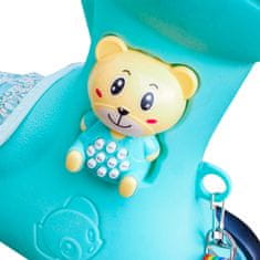 Aga4Kids Plastični ljuljački konjić 2u1 DS3803 Plavi