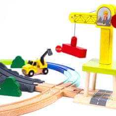 Aga4Kids Drvena željeznička staza DS5645