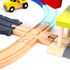Aga4Kids Drvena željeznička staza DS5645