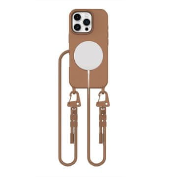 Tech-protect TECH-PROTECT ogrlica s magnetom MagSafe za iPhone 16 Pro Max, čokoladno smeđa