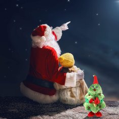 HOME & MARKER® Pojoće božićno drvce, s LED lampicama, 8 pjesama, interaktivna dječja glazbena dekoracija | JINGLETREE