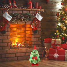 HOME & MARKER® Pojoće božićno drvce, s LED lampicama, 8 pjesama, interaktivna dječja glazbena dekoracija | JINGLETREE