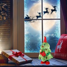 HOME & MARKER® Pojoće božićno drvce, s LED lampicama, 8 pjesama, interaktivna dječja glazbena dekoracija | JINGLETREE