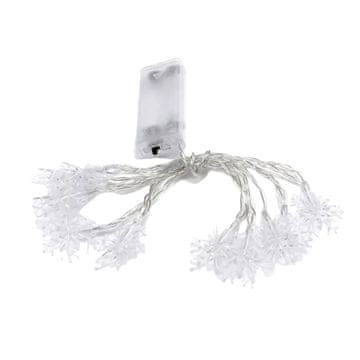 HOME & MARKER® LED snježne pahulje, na traci, 1,8 m, 8 načina osvjetljenja, božićne dekorativne lampice | LEDFLAKES