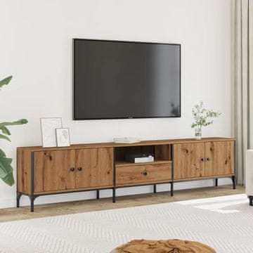 Vidaxl TV ormarić s ladicom Artisan hrast 200x25x44 cm