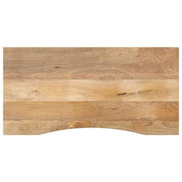 Vidaxl Radna ploča s izrezom 140x60x2,5 cm Neobrađeno drvo manga