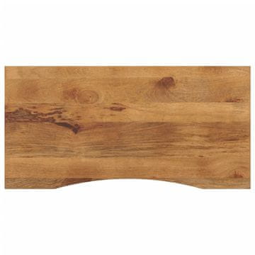 Vidaxl Radna ploča s izrezom 110x50x2,5 cm Neobrađeno drvo manga