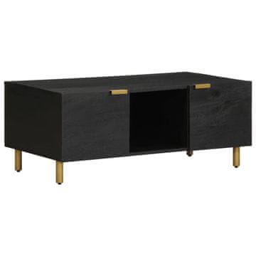 Vidaxl Klub stolić, crni, 100x54x40 cm, materijal na bazi drva