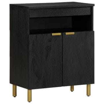 Vidaxl Ormarić, crni, 60x33x75 cm, materijal na bazi drva