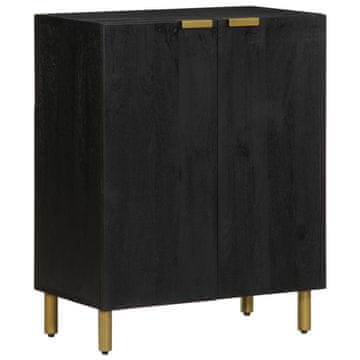 Vidaxl Ormarić, crni, 60x33x75 cm, materijal na bazi drva