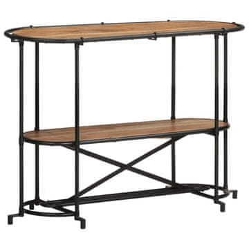 Vidaxl Konzolni stolić 110x42x76 cm Masivno drvo akacije