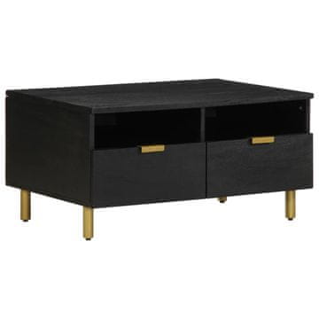 Vidaxl Klub stolić, crni, 80x54x40 cm, materijal na bazi drva