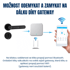 BOT Pametna ručka TTLock H21 crna