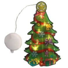 HOME & MARKER® Viseće LED božićne lampice, za prozor, 4 kom, dekorativna božićna rasvjeta na baterije | MERRYLIGHTS A