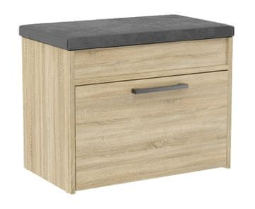 Topeshop Ormarić za cipele Parma MINI SONOMA