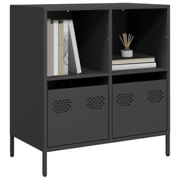 Vidaxl Ormarić Crni 68x39x73,5 cm Hladno valjani čelik