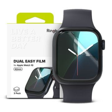 RINGKE Ringke Dual Easy Zaštitna Folijica Za Apple Watch 10 42 Mm Zaštitno Staklo Za Ekran