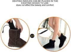 Netscroll Grijaći ulošci za cipele, USB punjenje, temperatura 40–50°C, podesiva veličina, udobni EVA materijal, za muškarce i žene, idealni za zimu i sportove, HotInsoles