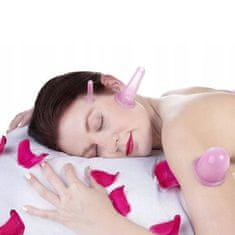 MG Cupping silikonske vakum banke za lice i tijelo5kom, ružičasta