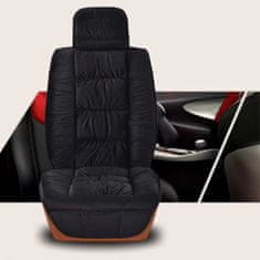 JOIRIDE® Navlaka za auto sjedalo, obložena presvlaka s grijanjem, univerzalna, mekana i protiv klizanja | CUSHYRIDE, crna