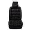 JOIRIDE® Navlaka za auto sjedalo, obložena presvlaka s grijanjem, univerzalna, mekana i protiv klizanja | CUSHYRIDE, crna
