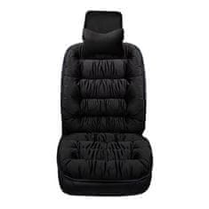 JOIRIDE® Navlaka za auto sjedalo, obložena presvlaka s grijanjem, univerzalna, mekana i protiv klizanja | CUSHYRIDE, crna