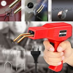 Vixson Aparat za varenje plastike s 400 spojnica, kleštima i nožem – za popravak plastike na autu | BONDSTAPLE