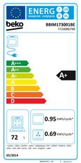 Beko BBIM173001BE ugradbena pećnica, 72 l