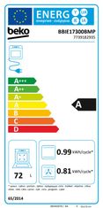Beko BBIE17300BMP ugradbena pećnica, 72 l